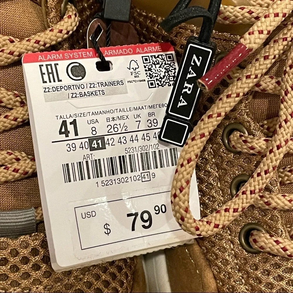 NWT Zara Sneakers - Picture 4 of 6